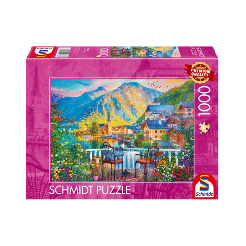 Schmidt Spiele Malerisches Hallstatt, Puzzle 1.000 Teile