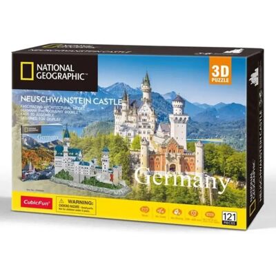 Cubicfun Schloss Neuschwanstein 3D Puzzle - 121 Teile Cubicfun Schloss Neuschwanstein 3D Puzzle - 121 Teile