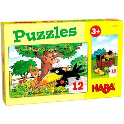 HABA 306163 Puzzle - Bauernhof Szenen - Für Kinder ab 3 HABA 306163 Puzzle - Bauernhof Szenen - Für Kinder ab 3