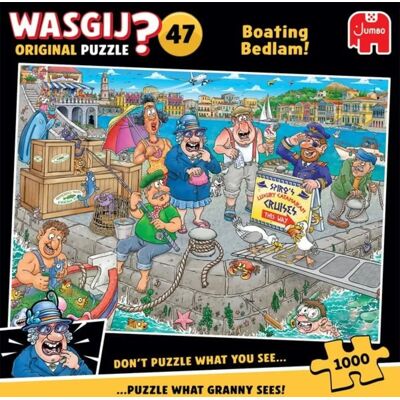 Jumbo Spiele Wasgij Original 47: Bootschaos, 1000 Teile Jumbo Spiele Wasgij Original 47: Bootschaos, 1000 Teile