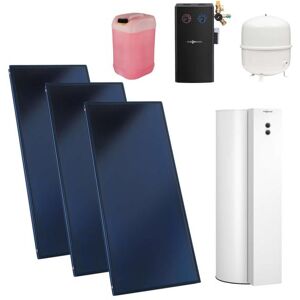 Viessmann Flachkollektor Solar-Paket Vitosol 200-FM SV2F 6,9 m² mit...