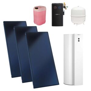 Viessmann Flachkollektor Solar-Paket Vitosol 200-FM SV2F 6,9 m² mit...