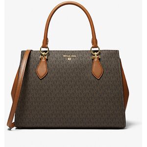 MICHAEL Michael Kors MK Henkeltasche Marilyn Large Mit Logo - Braun - Michael Kors ONE SIZE female