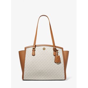 MICHAEL Michael Kors MK Shopper Chantal Large Mit Logo - Natur - Michael Kors ONE SIZE female