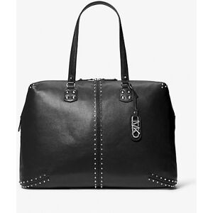 MICHAEL Michael Kors MK Weekender Astor Extra-Large Aus Leder Mit Nieten - Schwarz - Michael Kors ONE SIZE female