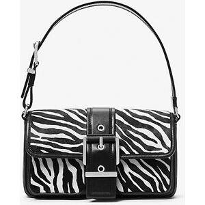 MICHAEL Michael Kors MK Schultertasche Colby Medium Aus Kalbshaar Mit Zebramuster - Schwarz - Michael Kors ONE SIZE female