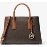 MICHAEL Michael Kors MK Henkeltasche Ruthie Small Mit Signature-Logomuster - Braun - Michael Kors ONE SIZE female