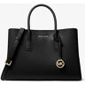 MICHAEL Michael Kors MK Henkeltasche Ruthie Large Aus Gekrispeltem Leder - Schwarz - Michael Kors ONE SIZE female