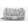 MICHAEL Michael Kors MK Von Hand Verzierte Schultertasche Tribeca Small – Limitierte Auflage - Silberton - Michael Kors ONE SIZE female