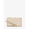 MICHAEL Michael Kors MK Smartphone-Brieftasche Adele Aus Leder In Metallic-Optik - Goldton - Michael Kors ONE SIZE female