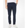 Michael Kors Mens MK Skinny-Fit-Chino Aus Stretch-Baumwolle - Blau - Michael Kors 34X34 male