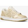 MICHAEL Michael Kors MK Sneaker Rebel Aus Leder In Metallic-Optik - Goldton - Michael Kors EU 39 female