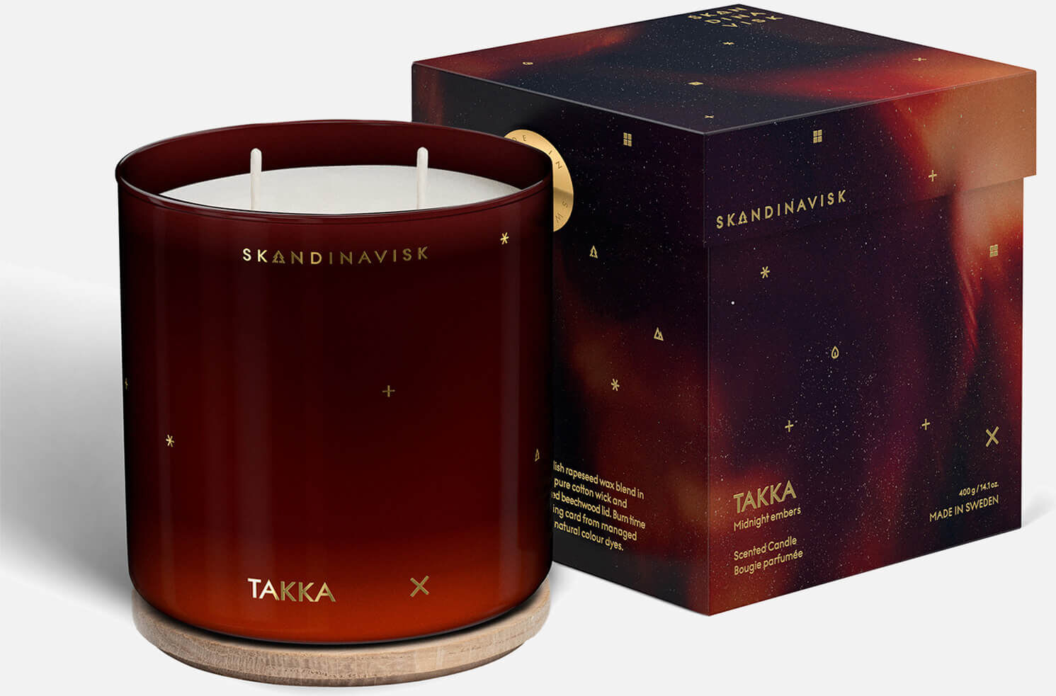 SKANDINAVISK Scented Candle - Takka - 400g