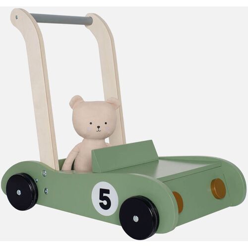 Jabadabado Green Baby Walker with Teddy