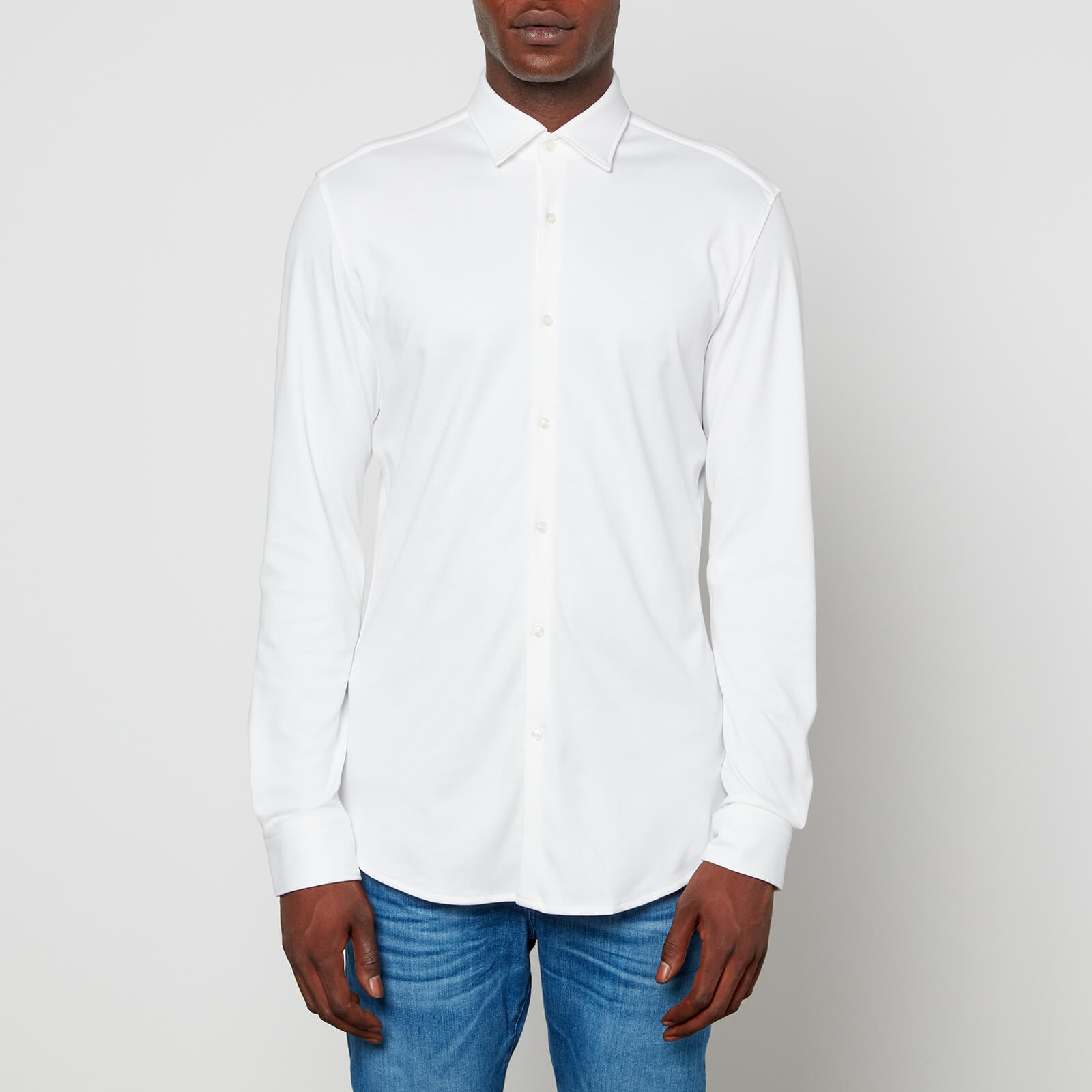 HUGO Men's Kenno Shirt - Open White - 40/15.7 Inches