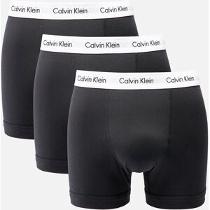 Calvin Klein Men's Cotton Stretch 3-Pack Trunks - Black - M