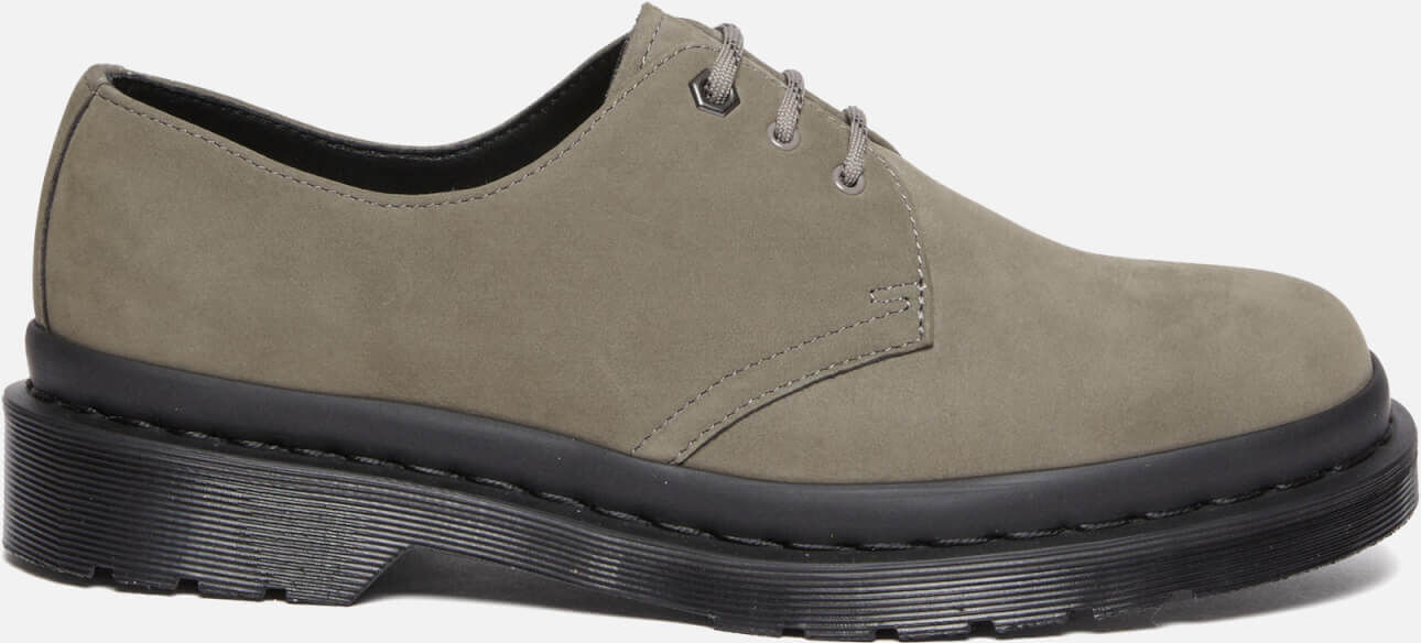 Dr. Martens Men's 1461 Waterproof Nubuck 3-Eye Shoes - UK 10