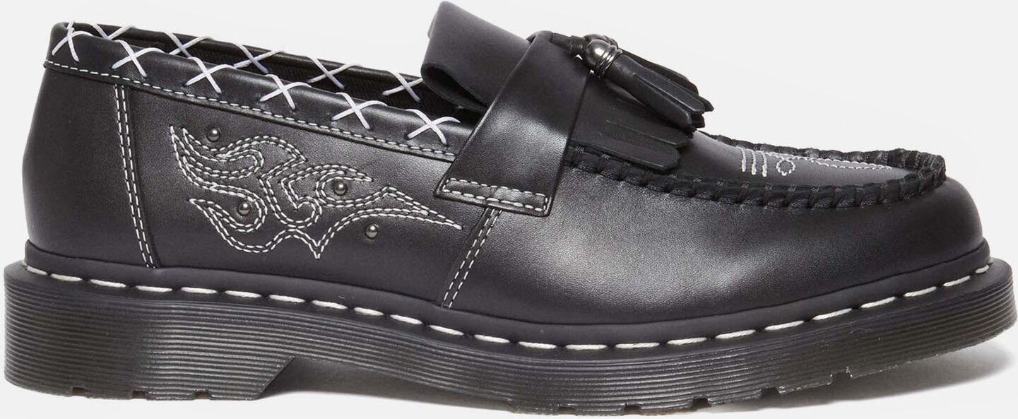 Dr. Martens Adrian Gothic Americana Leather Loafers - UK 8