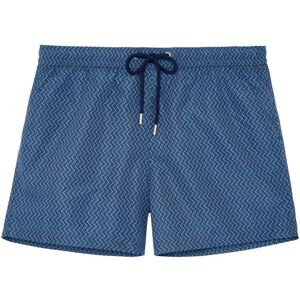 HOM Badeshorts Herren gemustert, blau