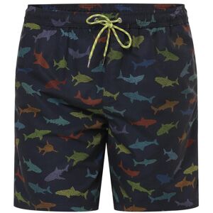 Paul & Shark Badeshorts Herren gemustert, marine