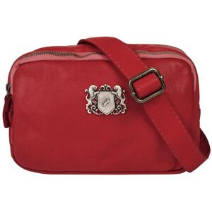 Samantha Look Umhängetasche Damen Leder, rot