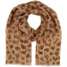 Fraas Stola Damen Wolle gemustert, camel