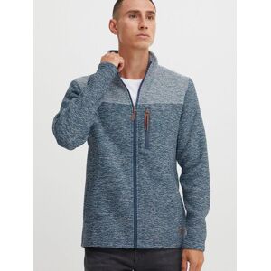 BLEND Sweatshirt Herren Rundhals meliert, blau