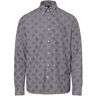 Tommy Hilfiger Hemd Herren Regular Fit Baumwolle Button-Down gemustert, marine