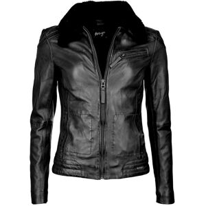 Maze Lederjacke Damen, schwarz