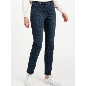 RECOVER pants Jeans Damen Baumwolle bedruckt, blau