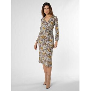 Weekend Max Mara Kleid Damen Viskose V-Ausschnitt gemustert, blau