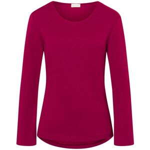 Hanro Longsleeve Damen Jersey Rundhals, himbeer