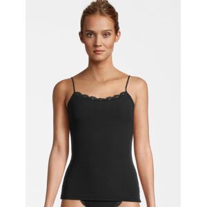 Nina von C. Spaghetti Top Damen Modal, schwarz