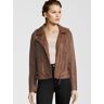 7 eleven Lederjacke Damen, braun