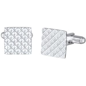 KUZZOI Manschettenknopf Herren Sterlingsilber, silber