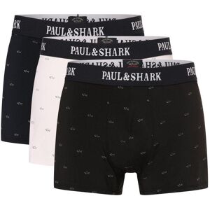 Paul & Shark Pants im 3er-Pack Herren Baumwolle gemustert, weiß