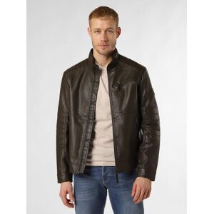 Tom Tailor Bikerjacke Herren Kunstleder, schoko