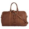 forty° Reisetasche Damen Leder, cognac