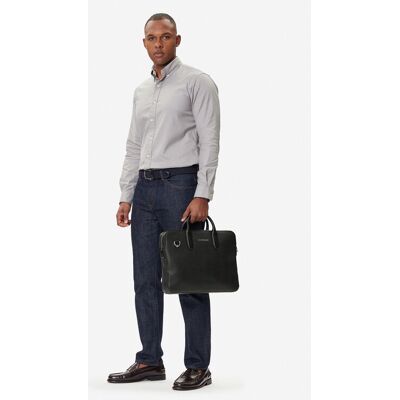 Tommy Hilfiger Laptoptasche Th Business Leather Computer Bag AM0AM13642 Schwarz NOSIZE male Tommy Hilfiger Laptoptasche Th Business Leather Computer Bag AM0AM13642 Schwarz NOSIZE male