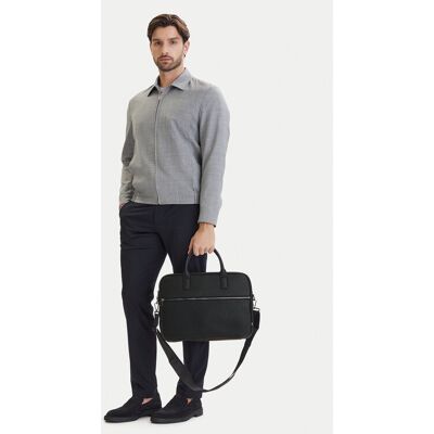 Tommy Hilfiger Laptoptasche Th Woven Computer Bag AM0AM14094 Schwarz NOSIZE male Tommy Hilfiger Laptoptasche Th Woven Computer Bag AM0AM14094 Schwarz NOSIZE male