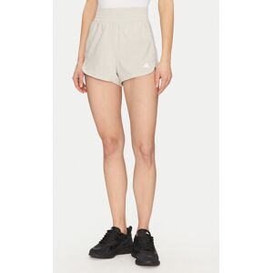 adidas - Pacer Training Woven High-Rise 3S - Beige - XS - Shorts adidas - Pacer Training Woven High-Rise 3S - Beige - XS - Shorts