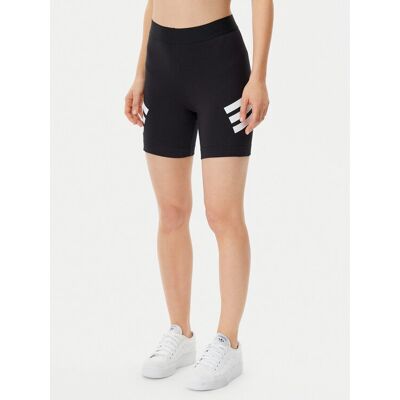 adidas Bikershorts Future Icons 3-Stripes JE0164 Schwarz Slim Fit L female adidas Bikershorts Future Icons 3-Stripes JE0164 Schwarz Slim Fit L female