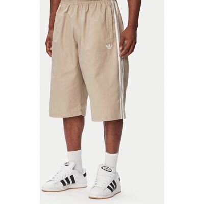 adidas Sportshorts Adicolor Twill KR1388 Beige Relaxed Fit L male adidas Sportshorts Adicolor Twill KR1388 Beige Relaxed Fit L male