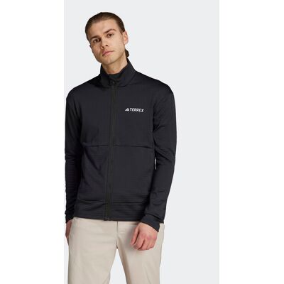 adidas Fleecejacke IB1818 Schwarz Slim Fit S male adidas Fleecejacke IB1818 Schwarz Slim Fit S male