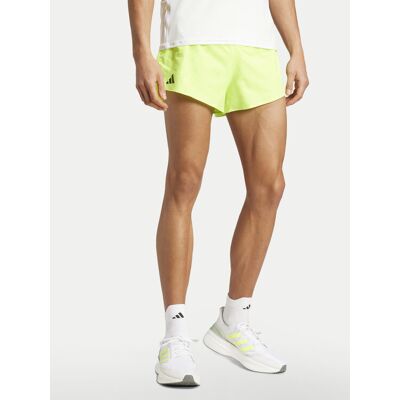 adidas Adizero Essentials Fluor Gelbe Shorts - Shorts adidas Adizero Essentials Fluor Gelbe Shorts - Shorts
