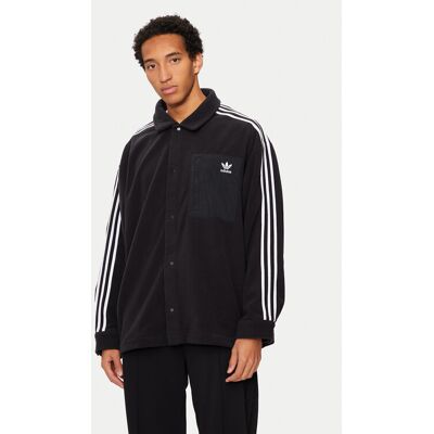 adidas Fleecejacke adicolor IZ1834 Schwarz Loose Fit XL male adidas Fleecejacke adicolor IZ1834 Schwarz Loose Fit XL male