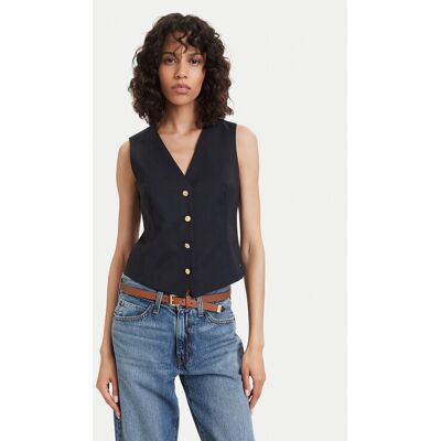 Tommy Hilfiger Weste WW0WW48882 Dunkelblau Regular Fit 38 female Tommy Hilfiger Weste WW0WW48882 Dunkelblau Regular Fit 38 female