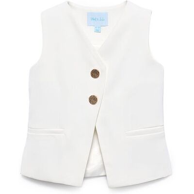 Abel & Lula Weste 5176 Weiß Regular Fit 6 female Abel & Lula Weste 5176 Weiß Regular Fit 6 female