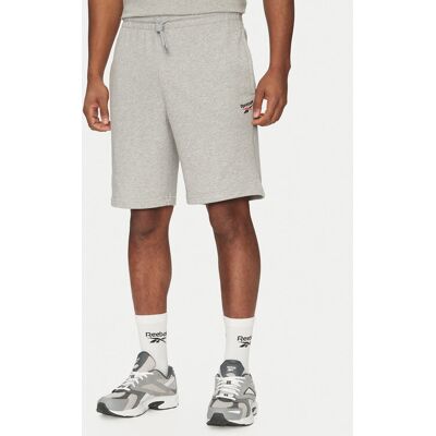 Reebok Kleine Logo Graue Shorts - Shorts Reebok Kleine Logo Graue Shorts - Shorts