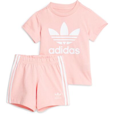 adidas Kids Pink Shorts Tee Set - Kleidung adidas Kids Pink Shorts Tee Set - Kleidung